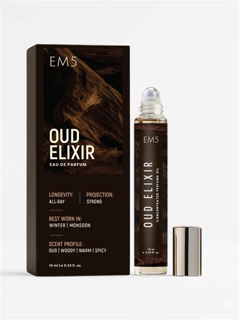 Oud Elixir Perfume Roll-On – House of EM5