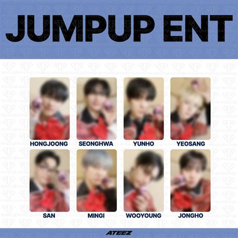 [PreSale] ATEEZ 13th Mini Album Golden Hour Pt.4 JumpUpEnt 2nd FanSign Photocard
