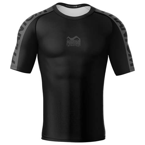 Phantom Athletics Rashguard, S/S, Apex, black-grey, M | Clothing