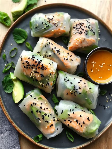 Irresistible Gluten-Free Salmon Spring Rolls for Healthy Snacking