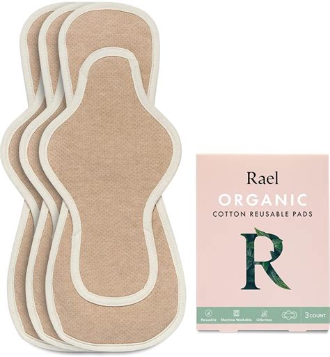 Rael Reusable Pads Organic Cotton Cover Pad Postpartum And Period ...