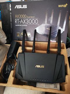 ASUS RT-AX55 AX1800 Dual Band Smart WiFi 6 Router, Computers & Tech ...
