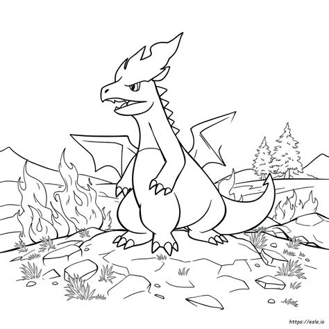 Pokemon Typhlosion Coloring Pages