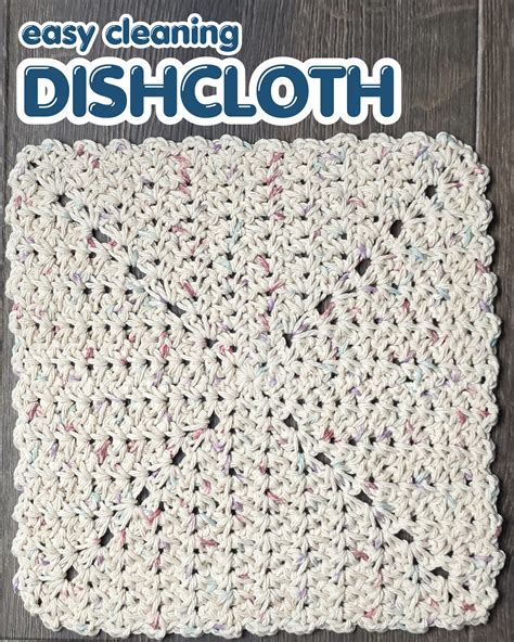 Easy Cleaning Dishcloth – A Practical Crochet Pattern for Everyday Use