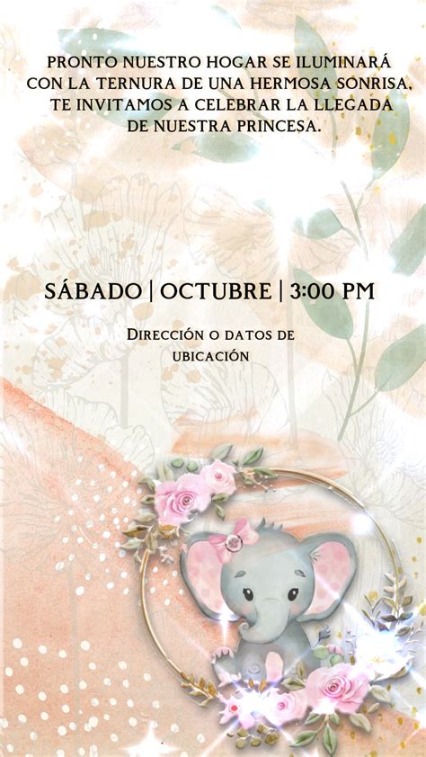 Invitation Card Baby Born - Pippit