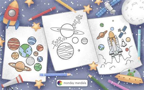 20 Solar System Coloring Pages (Free PDF Printables)