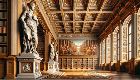 Cariatides Peintes vs Sculptées : Secrets des Bibliothèques Italiennes