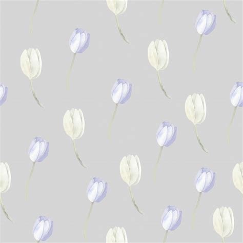 Scattered Tulip Pattern wallpaper wallpaper | Happywall