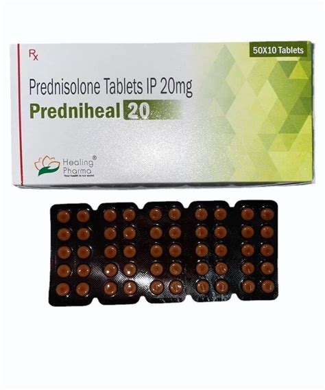20mg Predniheal Prednisolone Tablet at ₹ 39/strip | Anti Inflammatory ...