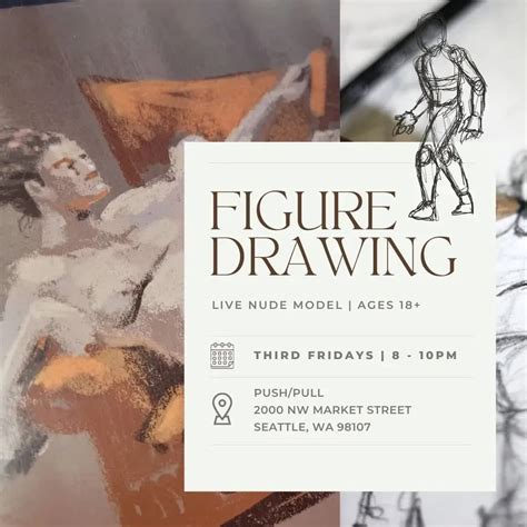 Live Figure Drawing, Seattle | Push/Pull at Mato events