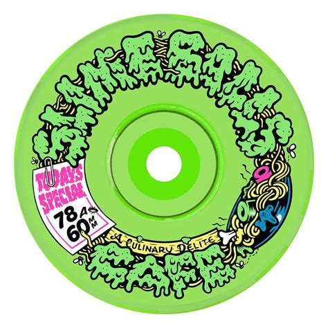 Slime Balls Sb Cafe Light Ups Grn 60mm - Roues de skateboard 78a