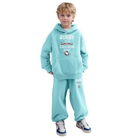 Boys Outfit Sets Hooded Sweatshirt Party Play Boys Spring Clothes,Light ...
