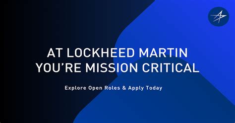 Search our Job Opportunities at Lockheed Martin Corporation