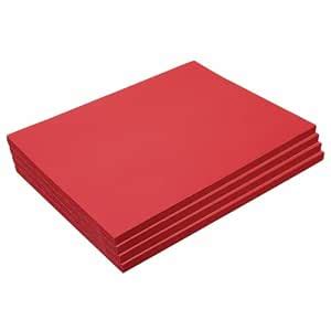 Colorations 9" x 12" Mediumweight Holiday Red Construction Paper | 200 ...