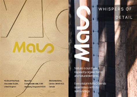 MALO NO32: Armonique Design Studio Brochure - Studocu
