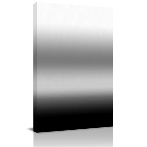 Black and White Gradient Canvas Wall Art for Living Room, Minimalist ...