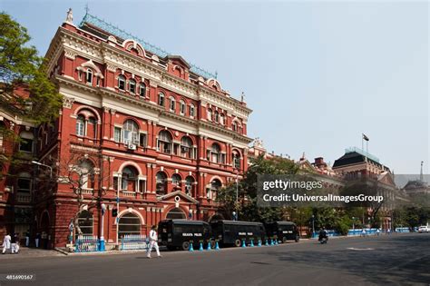 Facade of a government building, Writers Building, Kolkata, West ...