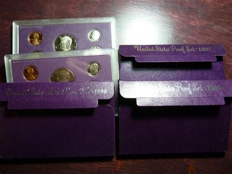 5 US Mint Proof Sets - 1986, 1987, and 1990 x3 | #2040118595