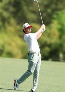 Golfer Jose Luis Ballester Pees in Creek on Hallowed Masters Course in ...