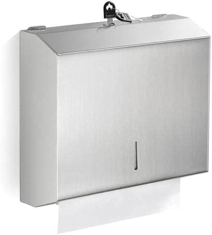 Hygiene Empire Stainless Steel Wall-Mount Paper Towel Dispenser ...