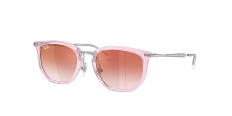 Buy Ray-Ban Kids Transparent Pink Sunglasses Online - Sunglasses.ie