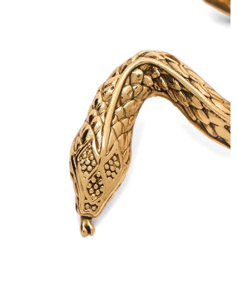 Roberto Cavalli Snake-Shape Ring in Natural | Lyst UK