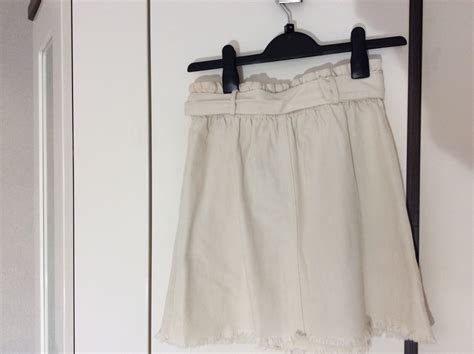 Ladies cream casual skirt, size 8. FOREVER 21. Worn once. | eBay UK
