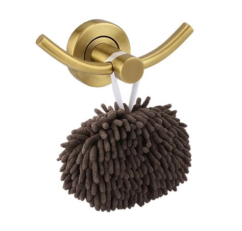 Stainless Steel Towel & Robe Hook – Wall Mounted | Matte Gold – Fossa Home