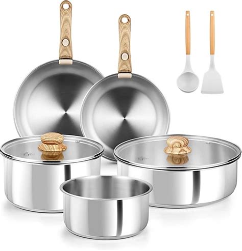 CS KOCH SYSTEME 11-Piece 18/10 Stainless Steel Cookware Set ...
