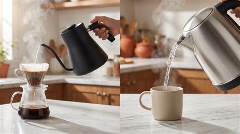 Gooseneck Kettle vs Regular Kettle: 5 Reasons Spout Matters ...