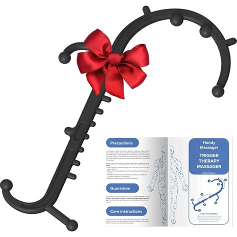 Deep Tissue Back & Neck Massager - Back Massager Stick for Pain Relief, Muscle Knot Remover ...