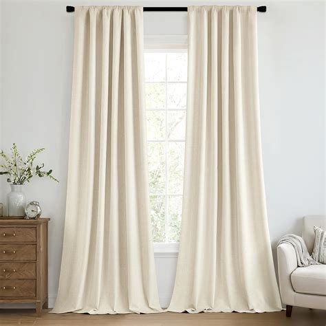 Amazon.com: MIULEE 100% Blackout Curtains 84 Inch Long 2 Panels for ...