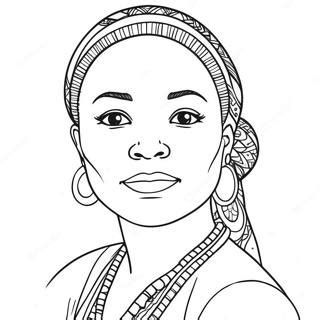 Black People Coloring Page (65812-52904)
