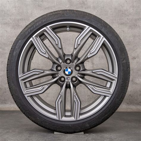 Originale BMW 6-serie 7-serie vinterdæk med fælge 20 tommer G32 GT G11 ...