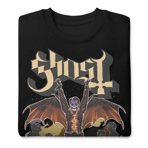 Ghost - Fly Over Jumbo Print Sweatshirt GHO1029SG | Rockabilia Merch Store