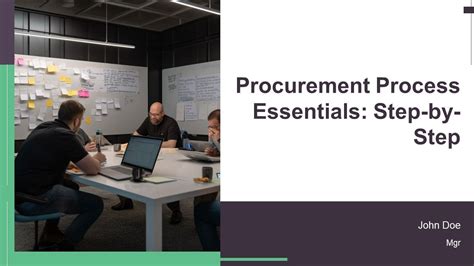 Procurement Process Essentials Step By Step PPT Example AT