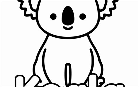Koala In A Bush Coloring Page - Little Sprout Art + Learning Lab