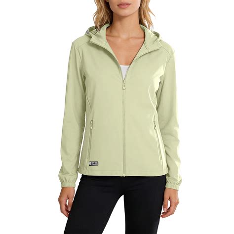 Cxenplz Windbreaker Jacket Women Casual Spring Softshell Jacket ...