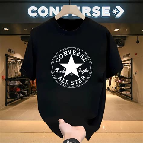 Converse Unisex Oversized Cotton Tee | Smooth Thick Cotton Shirt for ...