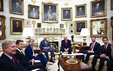 King Charles meets Trump in rare off-camera Oval Office talks