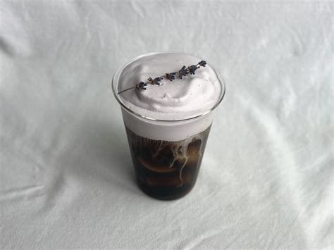 Easy Lavender Cold Brew with Fluffy Cold Foam - ispillice
