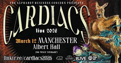 Cardiacs LIVE in Manchester | 12th March 2026, Albert Hall, Manchester ...