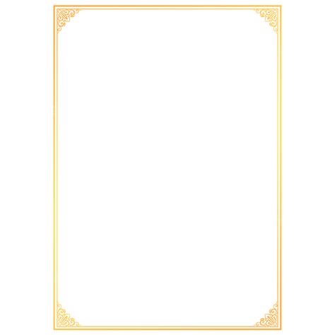 A4 Paper Size Border PNG, Vector, PSD, and Clipart With Transparent ...