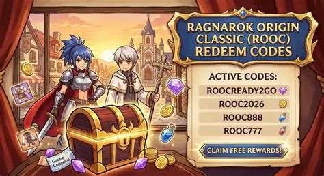 Ragnarok Origin Classic Redeem Codes 2026 Latest Free Rewards, Active ...