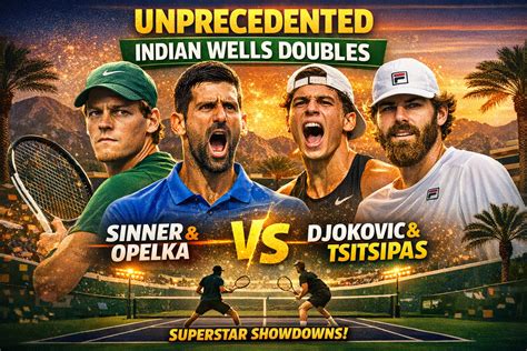 Sinner, Djokovic And Shelton Headline An Unprecedented Indian Wells ...