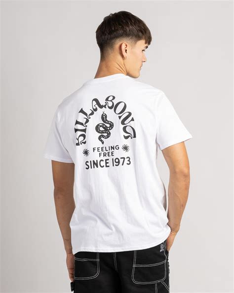 Shop Billabong Big Wave Shaz T-Shirt In White - Fast Shipping & Easy ...