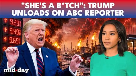 Trump`s EXPLOSIVE Clash With ABC Reporter Rachel Scott Rocks Lincoln ...