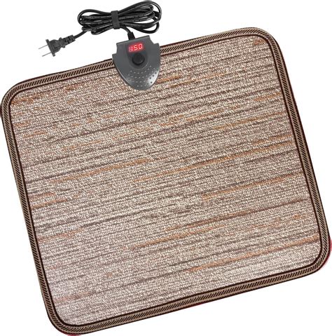 Foot Heater Electric Foot Warmer Mat – 90-Watt, Waterproof Rubber ...