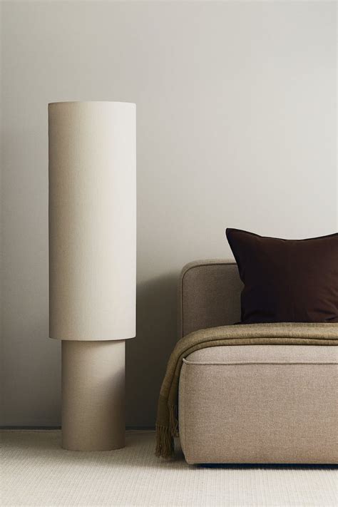 Floor lamp - Light dusty beige - Home All | H&M GB