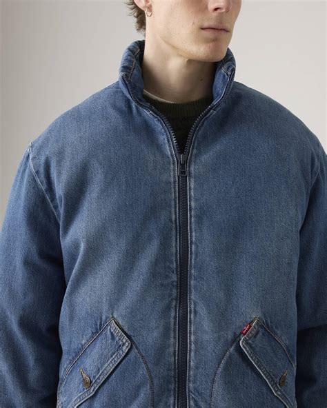 Briggs short puffer jacket - lavé foncé | Levi's® CA